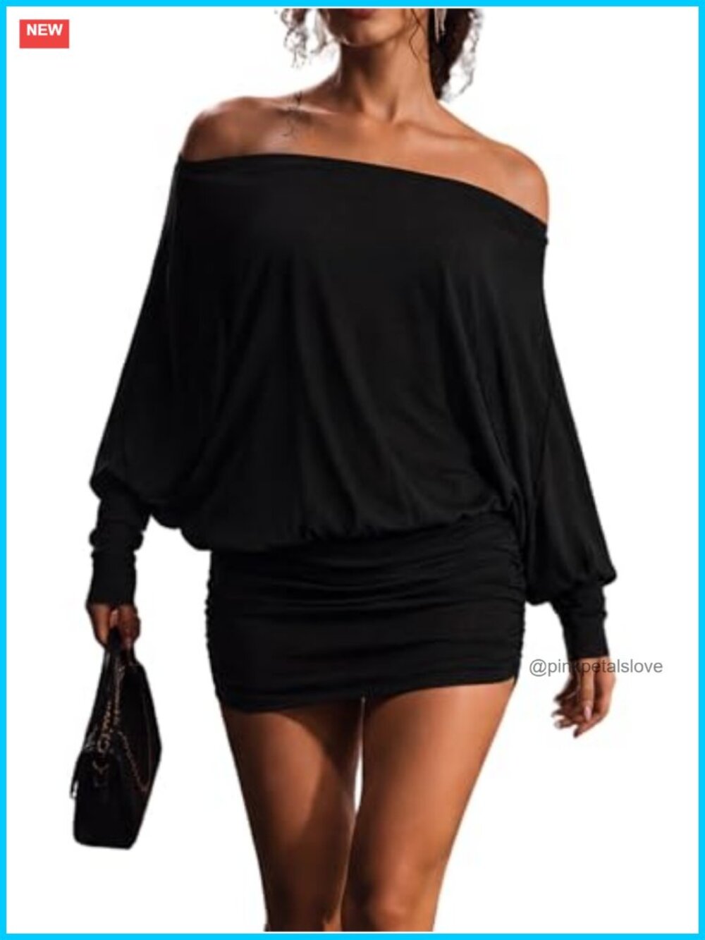 Off The Shoulder Y2K Mini Sheer Ruched Oversized Dress